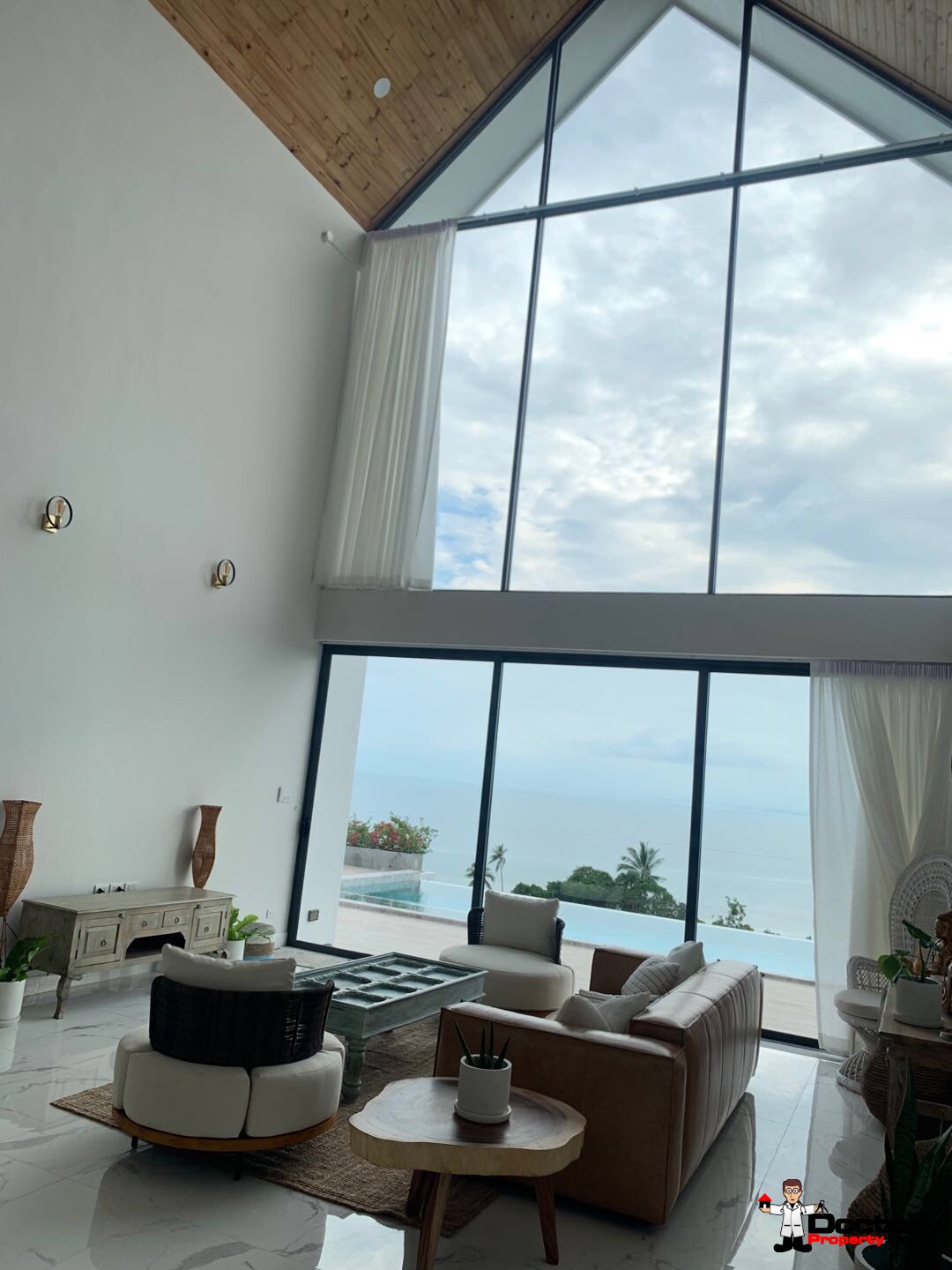 New 3 Bedroom Sea View Villa - Bang Makham -Koh Samui - for sale
